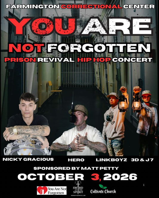 YOU ARE NOT FORGOTTEN - Saturday, October 3rd