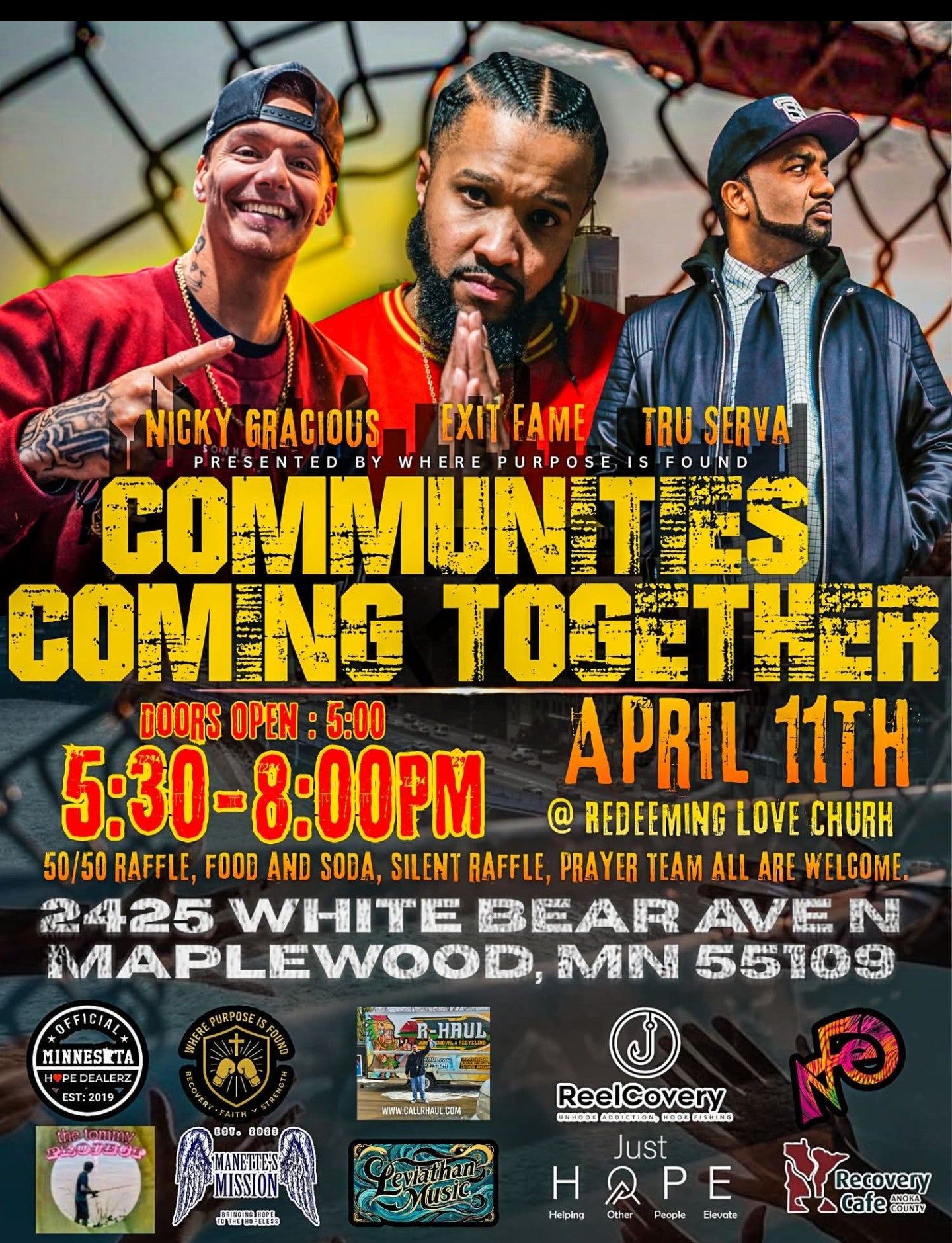 COMMUNITIES COMING TOGETHER - Saturday, April 11th