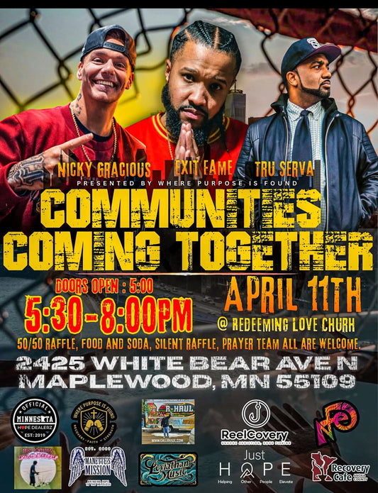 COMMUNITIES COMING TOGETHER - Saturday, April 11th