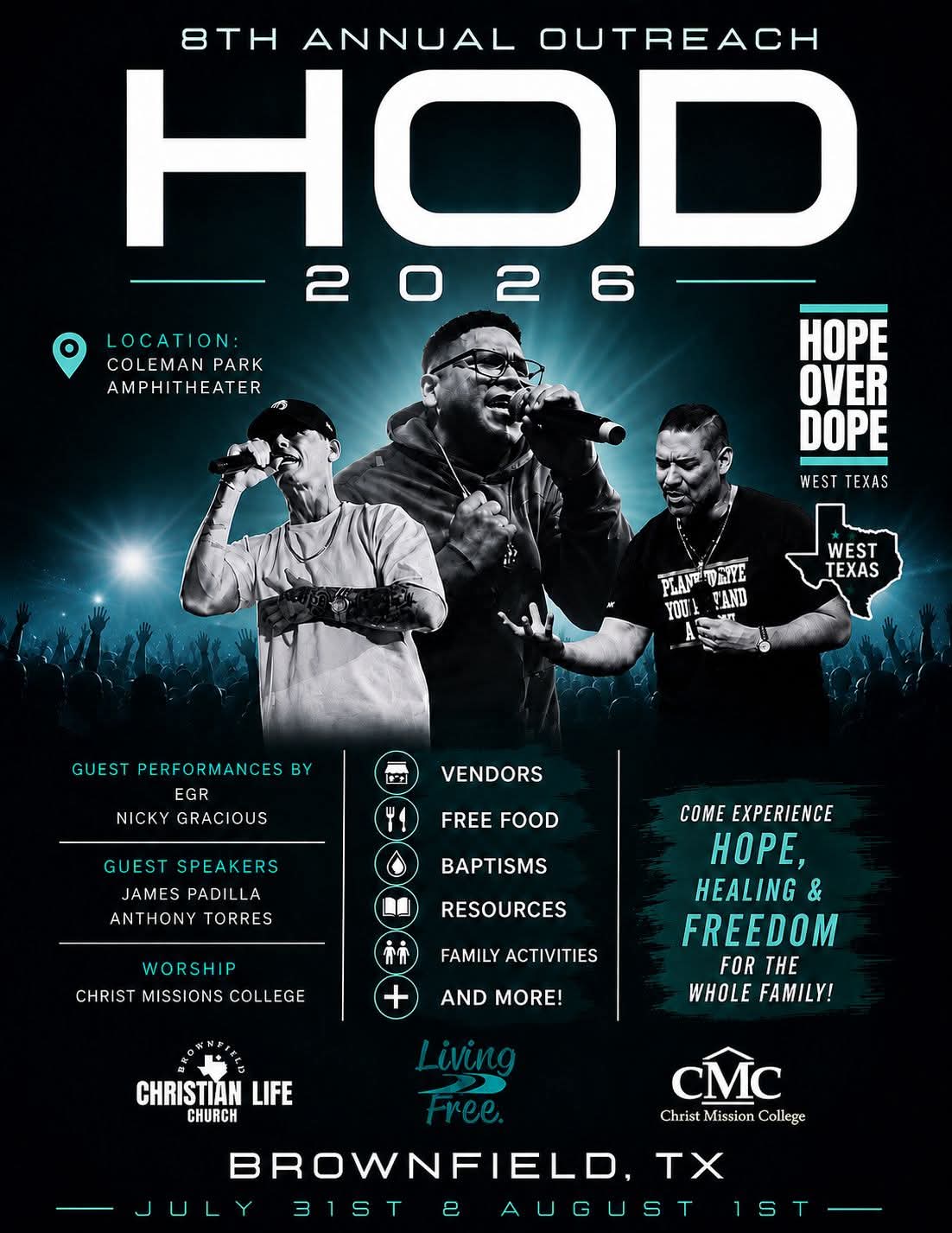 HOPE OVER DOPE (HOD) - July 31st & August 1st, 2026