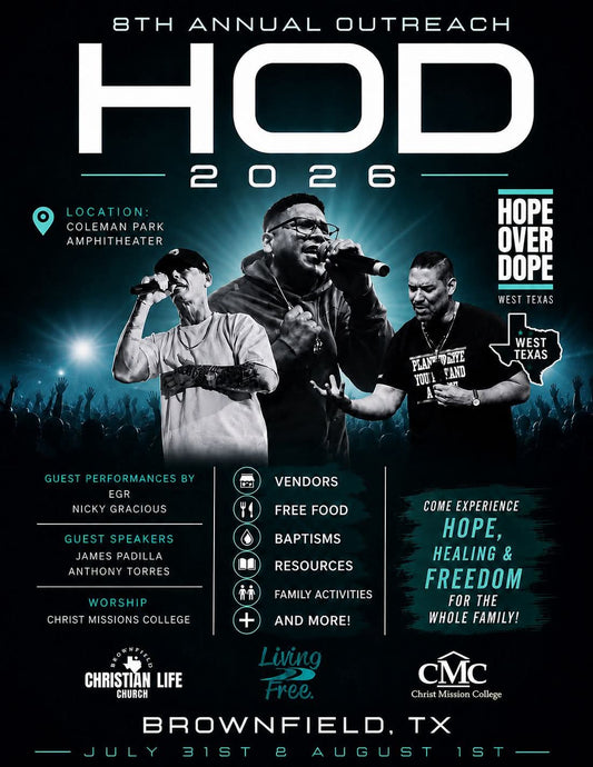 HOPE OVER DOPE (HOD) - July 31st & August 1st, 2026